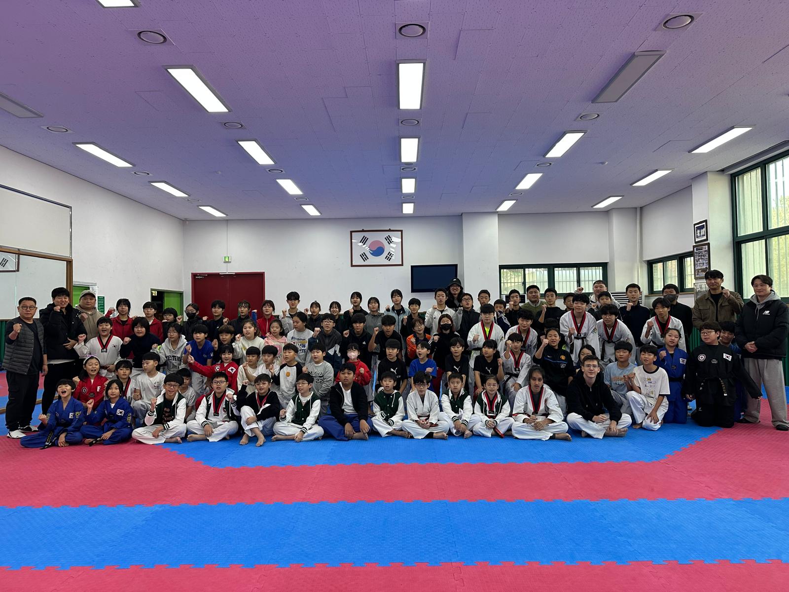 WCTA students at Kukkiwon, Seoul